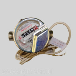 Счетчик горячей воды ETW-m-N Ду15 в комплекте с датчиком импульсов