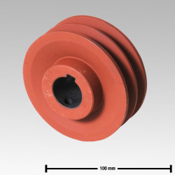 0021-3997-200 Ременный шкив в комплекте SPA1T95x2x28PN