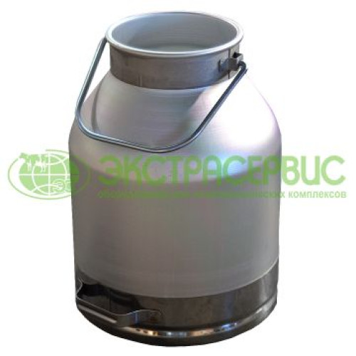 Ведро доильное алюминиевое с нержавеющим основанием 20л(Т)
